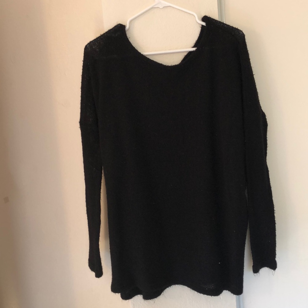 Black Oversized Sweater